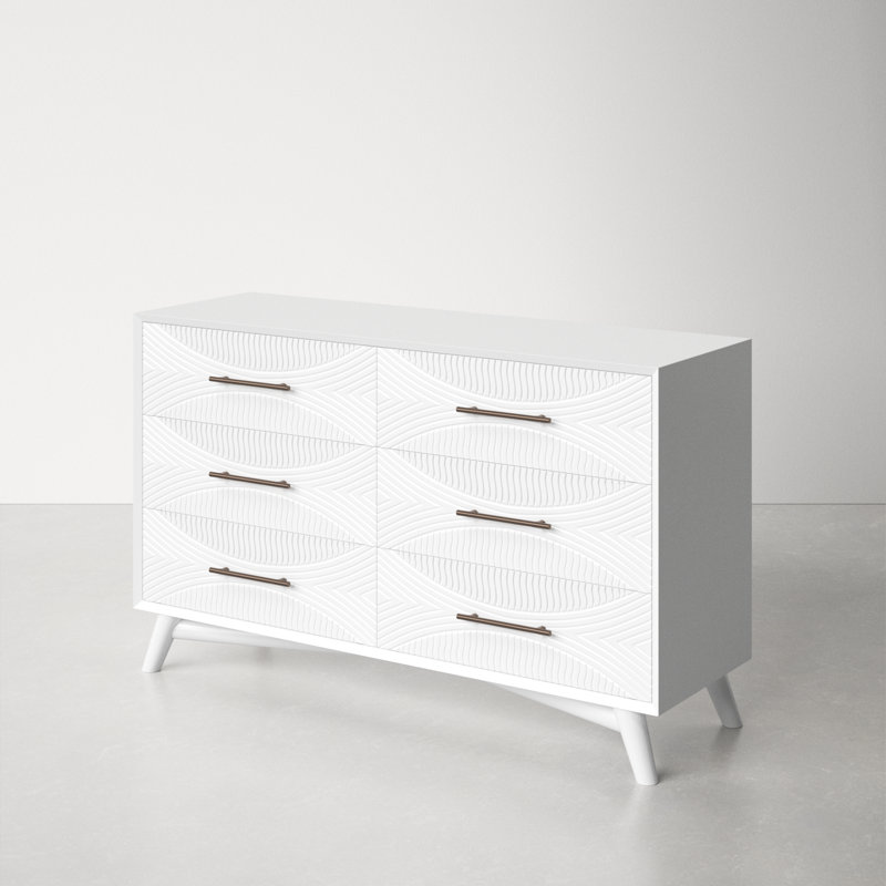 AllModern Daria 6 Drawer Dresser & Reviews Wayfair